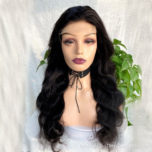 Virgin Cuticle Aligned Hair Transparent Swiss Lace Wig For Sale Unprocessed Human Hair Long Size Full Swiss Lace Wig Body Wave